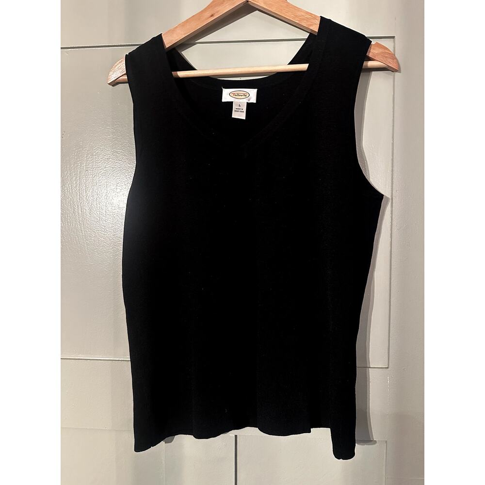 Talbots V Neck Basic Tank Womens Size L